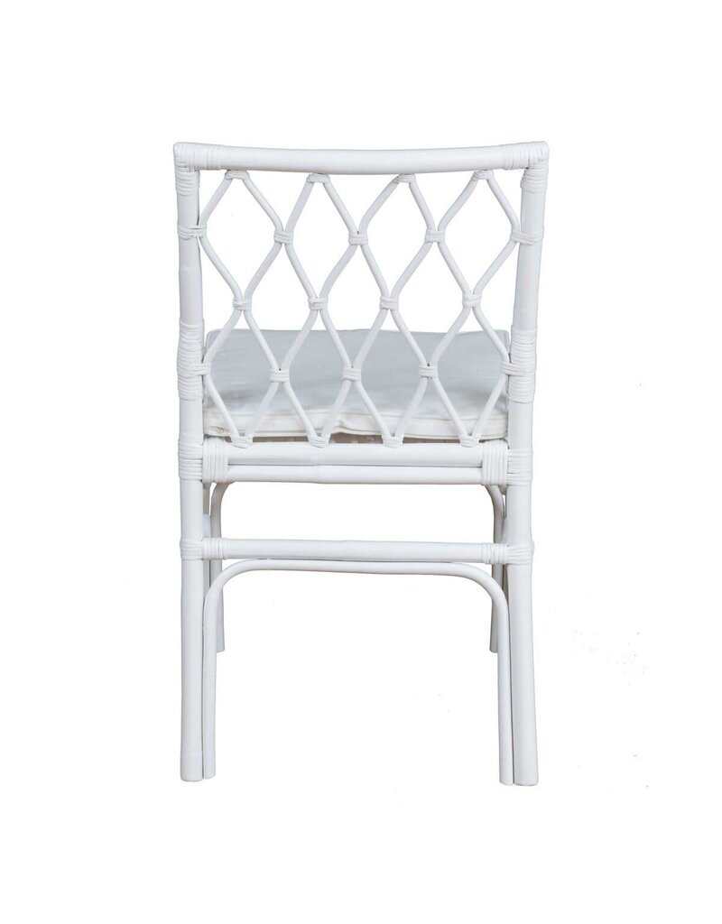 Brighton Brighton Rattan Chair w/Loose Cushion, White