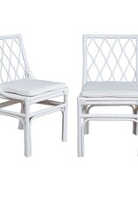 Brighton Brighton Rattan Chair w/Loose Cushion, White