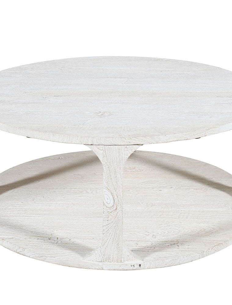 Beyond Borders Jude Round Coffee Table, Mango