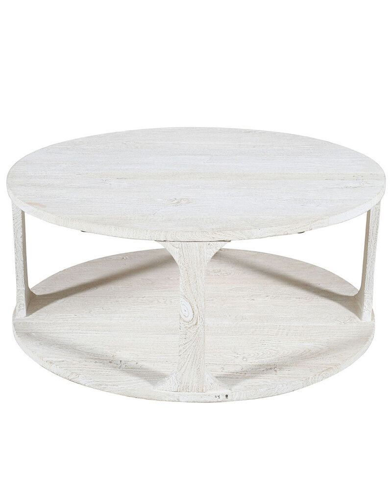 Beyond Borders Jude Round Coffee Table, Mango