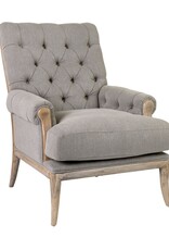 Branson Branson Upholstered Arm Chair, Grey
