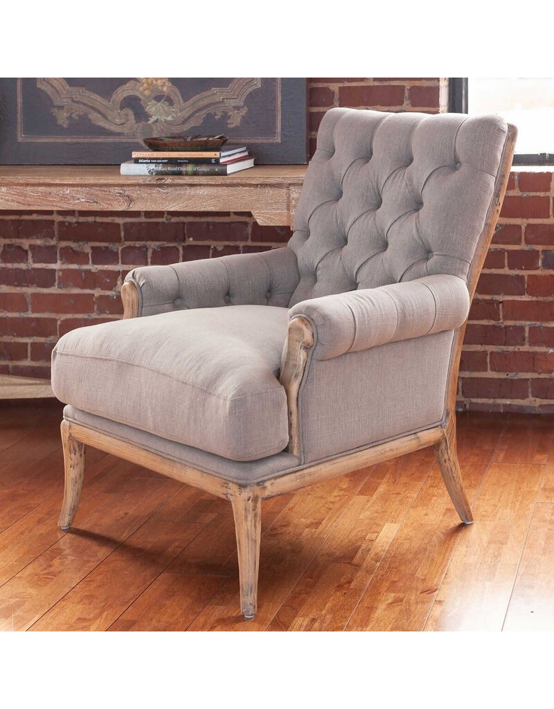 Branson Branson Upholstered Arm Chair, Grey
