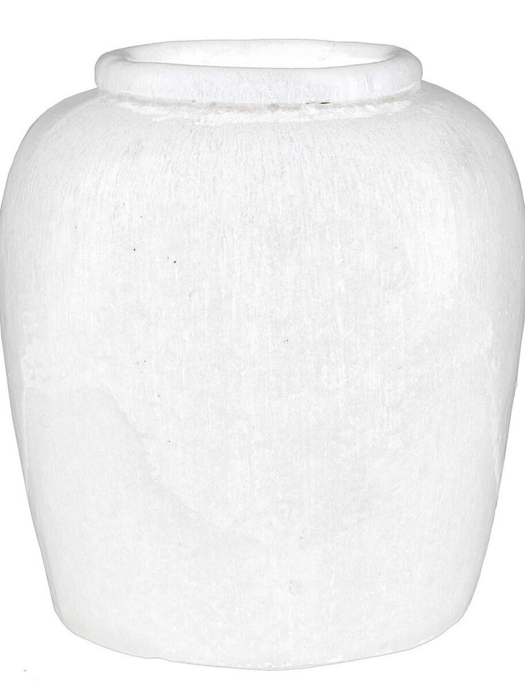 Thea White Thea Stoneware Vase