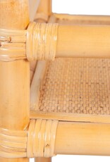 Napali Napali Rattan Rolling Bar Cart, Natural