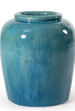 Thea Ocean Blue Thea Stoneware Vase