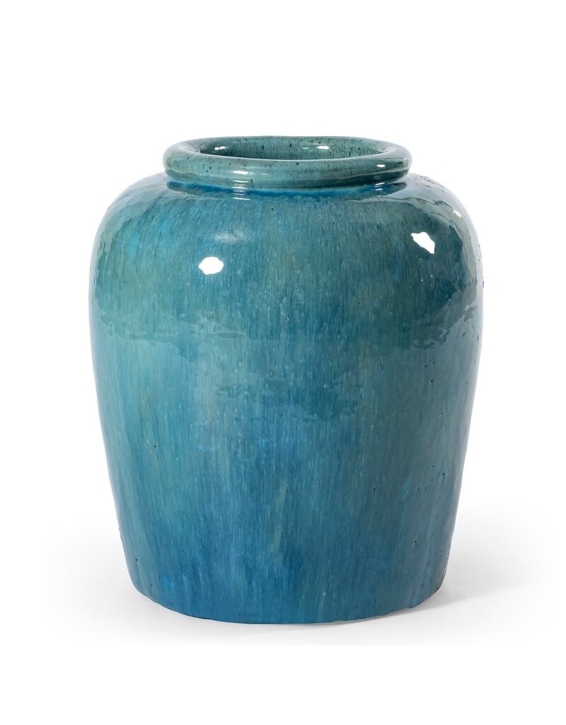 Thea Ocean Blue Thea Stoneware Vase