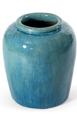 Thea Ocean Blue Thea Stoneware Vase