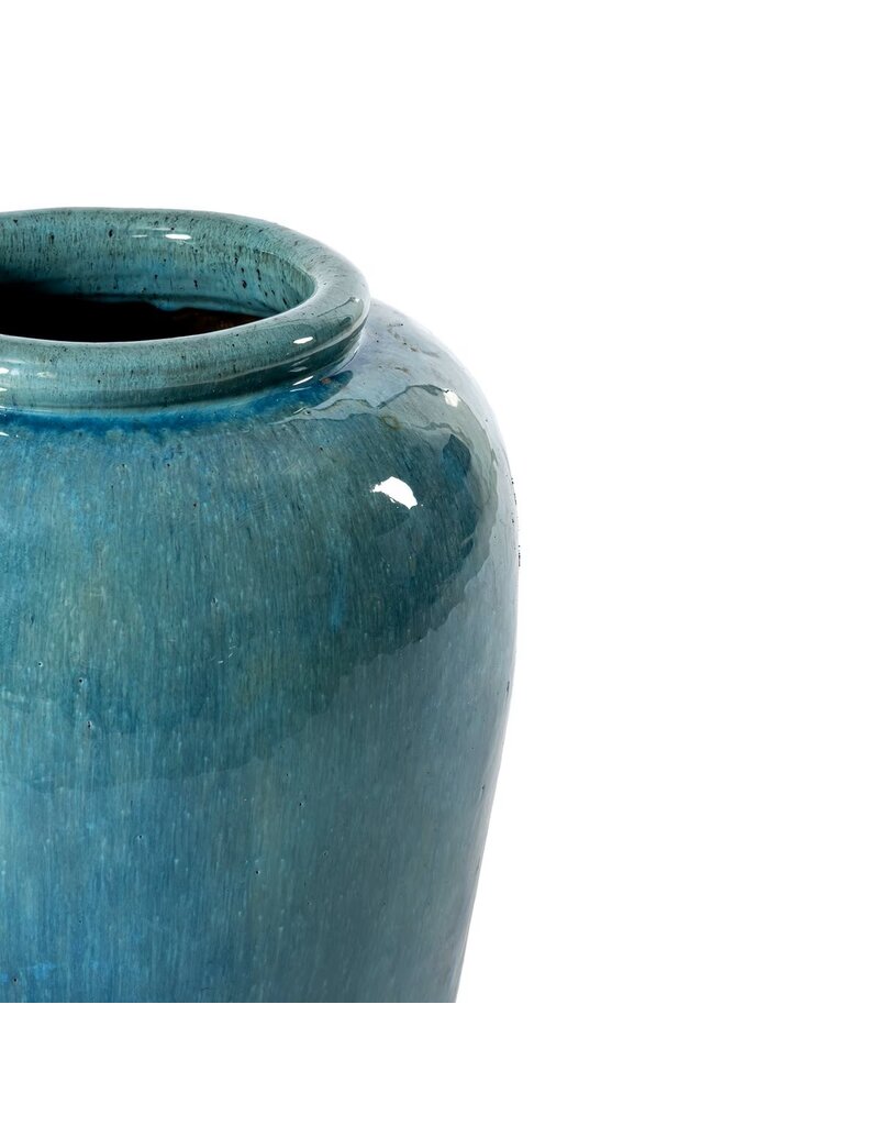 Thea Ocean Blue Thea Stoneware Vase