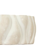 Eleanor Eleanor Wide Ecomix Decorative Cache Pot, White Chalk
