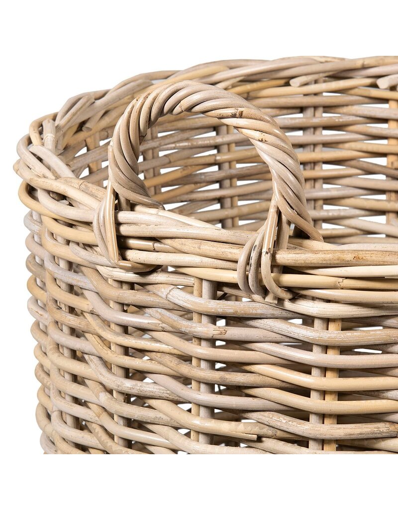 Mona Small Mona Round Rattan Basket, EACH