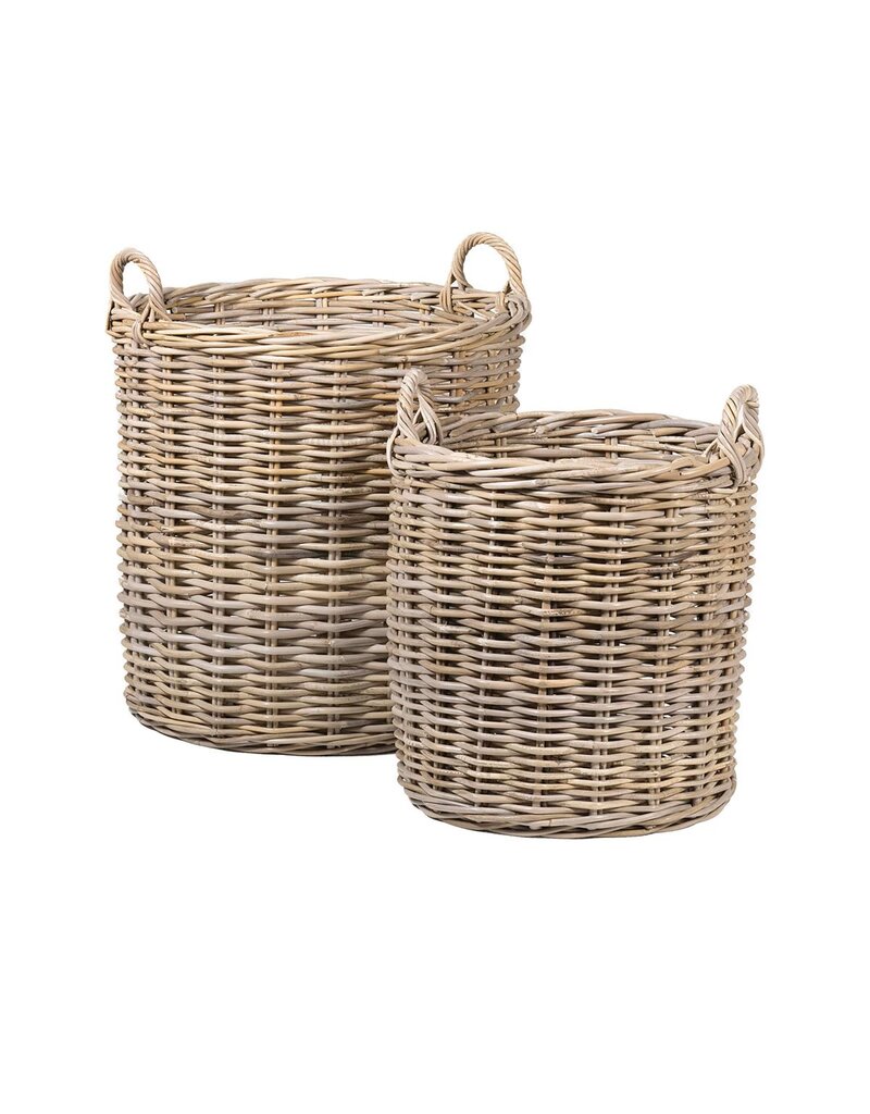 Mona Small Mona Round Rattan Basket, EACH