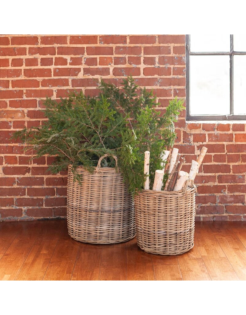 Mona Small Mona Round Rattan Basket, EACH