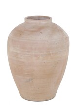 Clay Tapered Clay Vase, Grey