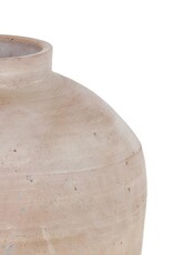 Clay Tapered Clay Vase, Grey