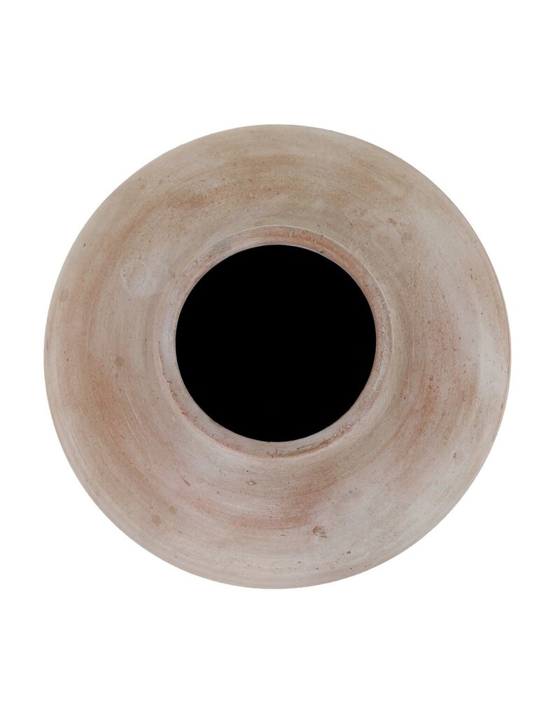 Clay Tapered Clay Vase, Grey