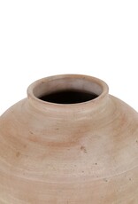 Clay Tapered Clay Vase, Grey