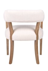 Hans Horseshoe Hans Horseshoe Arm Chair, Cream & Oak, EACH