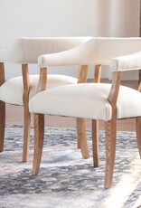 Hans Horseshoe Hans Horseshoe Arm Chair, Cream & Oak, EACH