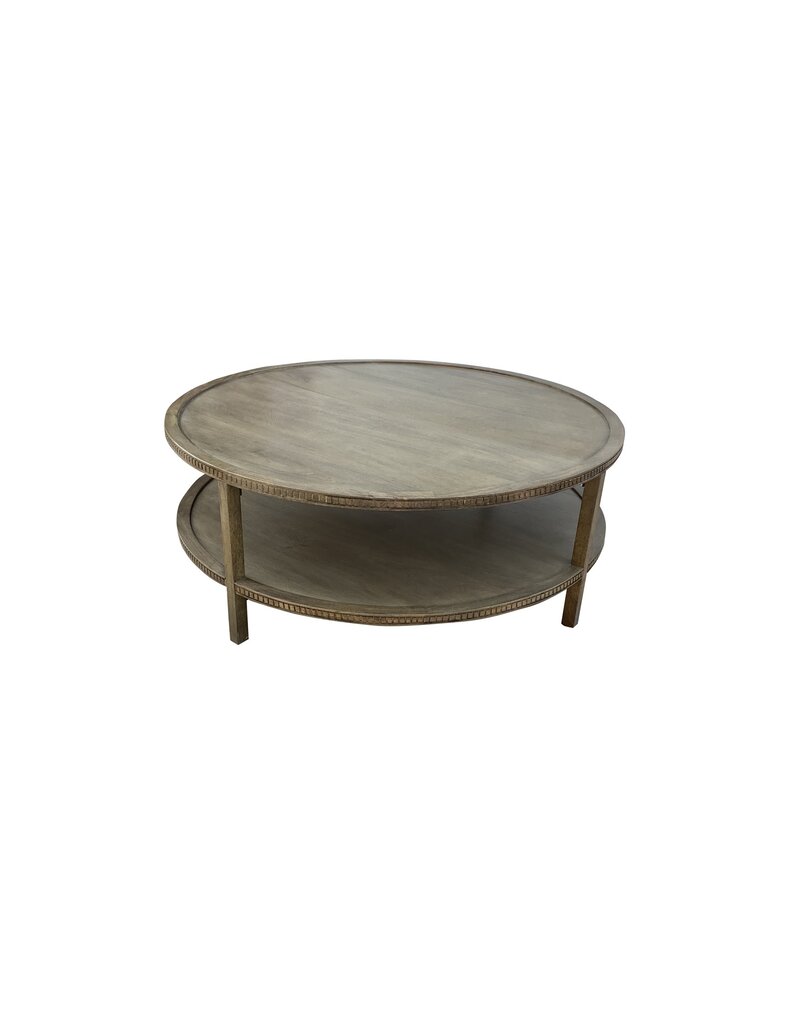 Southern Sky Taylor 48" Round Coffee Table - Fawn Brown