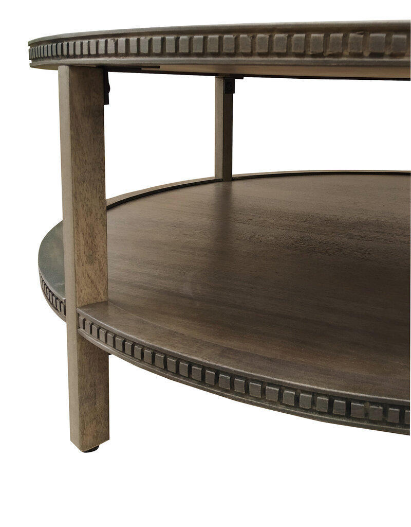 Southern Sky Taylor 48" Round Coffee Table - Fawn Brown