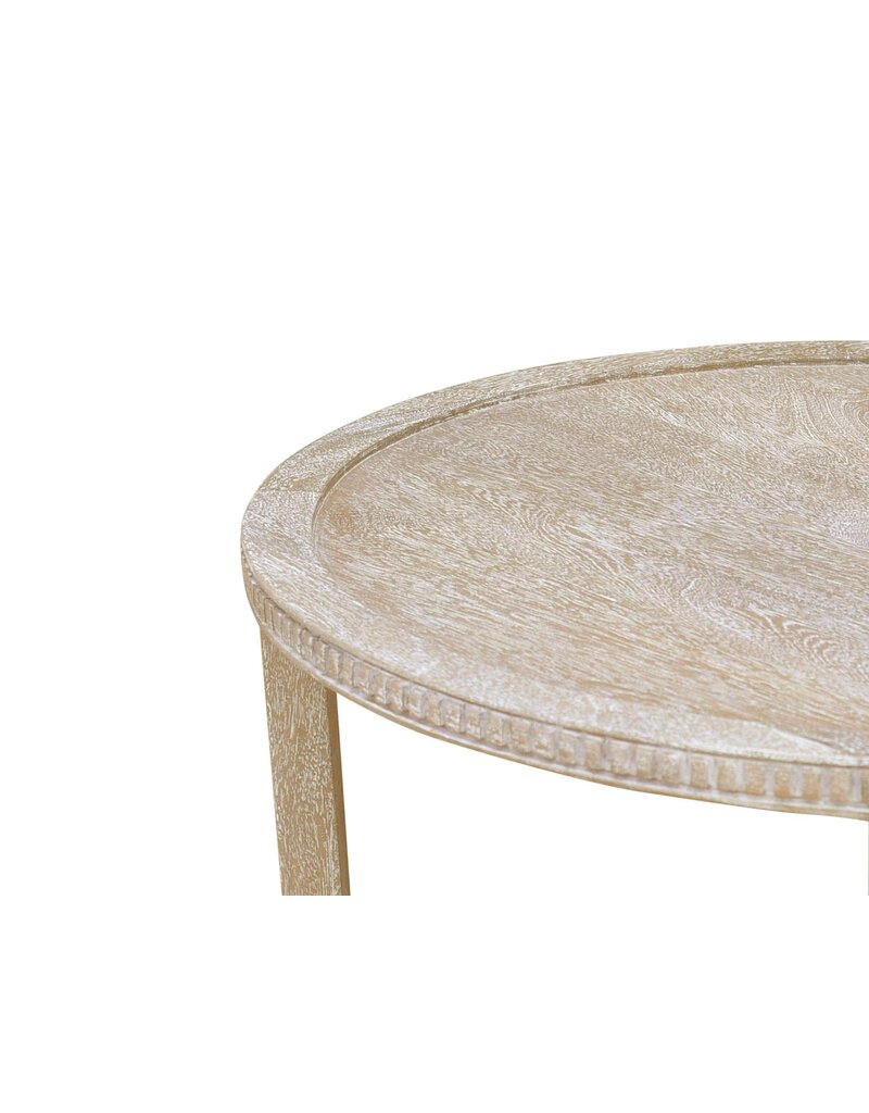 Southern Sky Taylor 48" Round Coffee Table - Light Wood