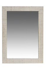 Egypt Sherrod Gemma Gia Rectangular Raffia Frame Mirror, Natural