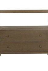 Egypt Sherrod Gemma Gemma 2 Drawer Nightstand - Chestnut Brown