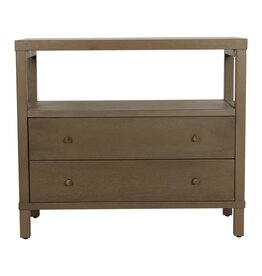 Egypt Sherrod Gemma Gemma 2 Drawer Nightstand - Chestnut Brown