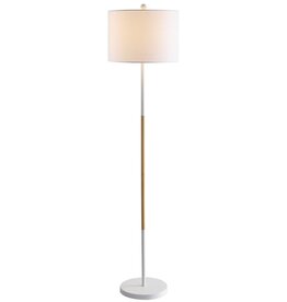Safavieh Melrose 58.5" White Iron Floor Lamp