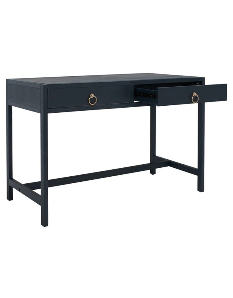 Safavieh Esther 2 Drawer Desk, Navy