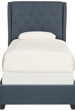 Safavieh Blanchett Twin Bed, Navy