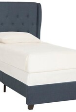 Safavieh Blanchett Twin Bed, Navy