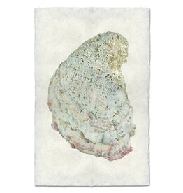 Barloga Studios Oyster Study #4 Print with Gold Magnets, Rope & Steel Hanger