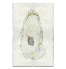 Barloga Studios Oyster Study #11 Print with Gold Magnets, Rope & Steel Hanger