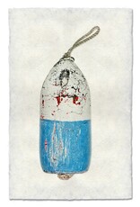 Barloga Studios Blue Bouy #2 Print with Rope & Steel Hanger