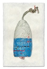Barloga Studios Blue Bouy #1 Print with Rope & Steel Hanger