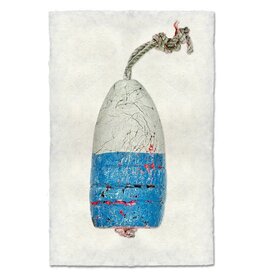 Barloga Studios Blue Bouy #1 Print with Rope & Steel Hanger