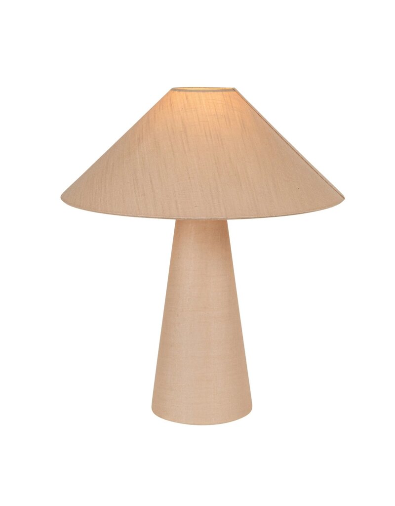BoHo Linen Table Lamp w/ Linen Shade, Natural