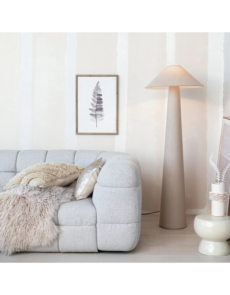Soho Linen Floor Lamp w/Linen Shade, Natural