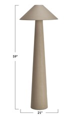 Soho Linen Floor Lamp w/Linen Shade, Natural