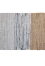 Shoreline 5' x 7' Grey & Tan Woven Cotton Rug