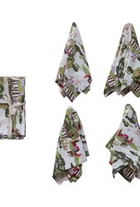 Set of 4 Printed Napkins - Farm Tree & Animals