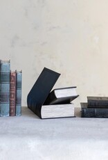 Dapper Home Set of 2 Faux Leather Book Storage Boxes