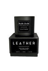 Rude Dude Men Leather - Rude Dude Men Candle, 18oz