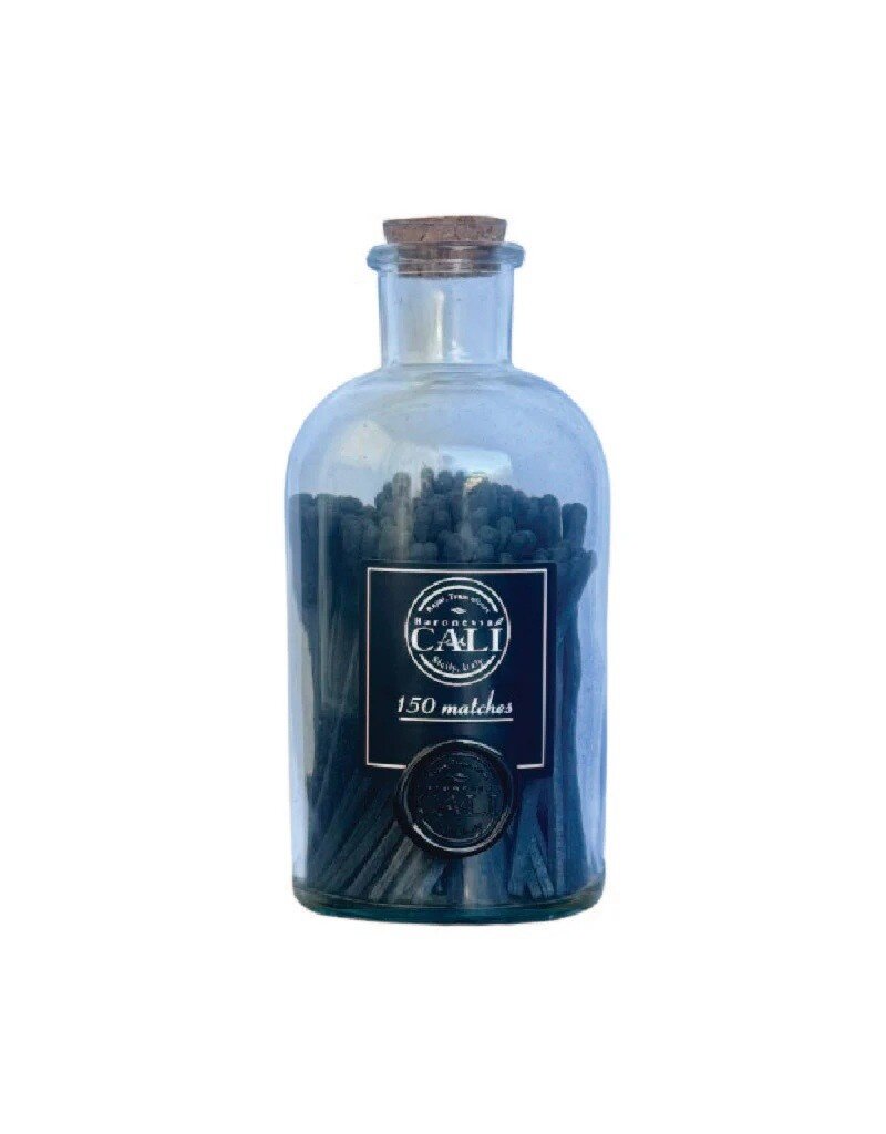 Rude Dude Men Matches Black Tip Rude Dude w/glass holder, 150 Count