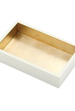 Caspari Guest Towel Holder - Ivory