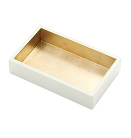 Caspari Guest Towel Holder - Ivory