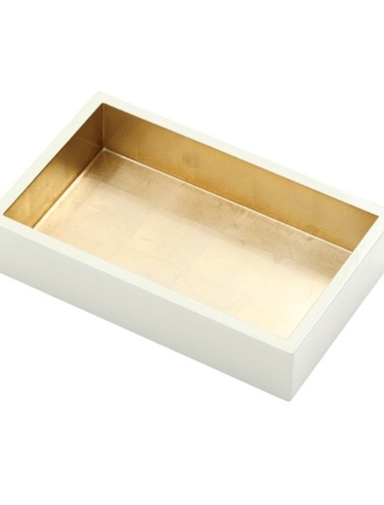 Caspari Guest Towel Holder - Ivory