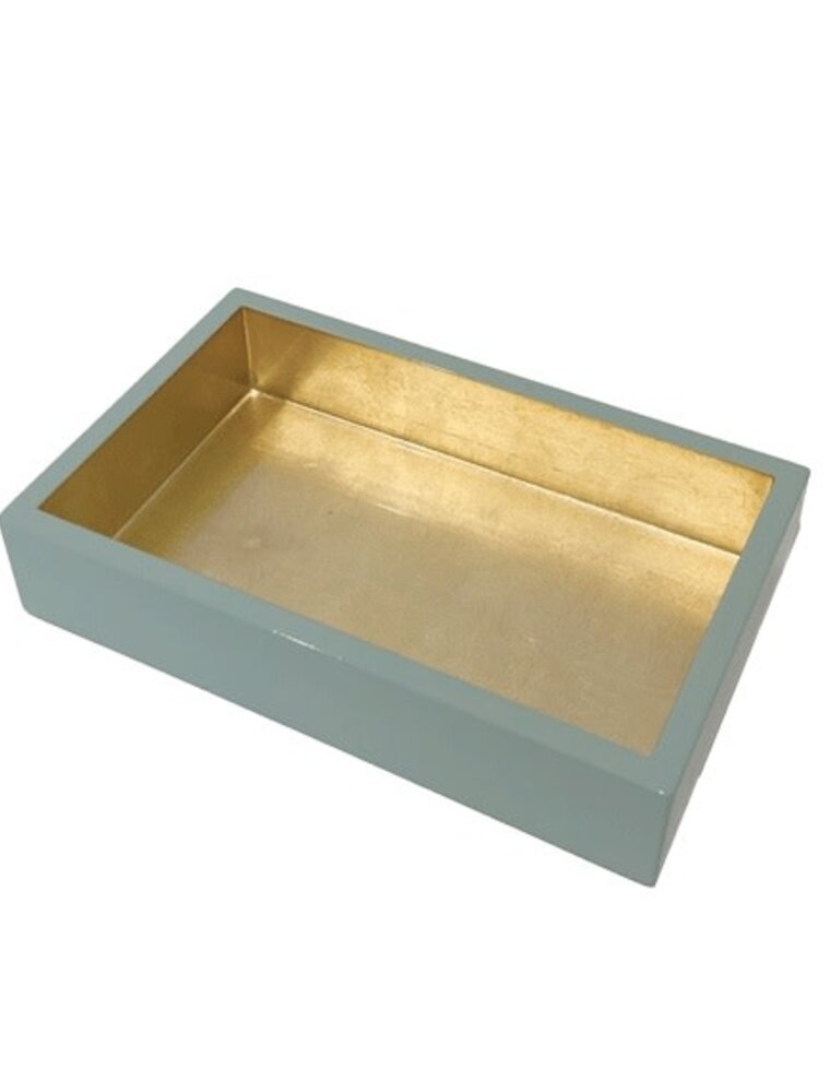 Caspari Guest Towel Holder - Celadon
