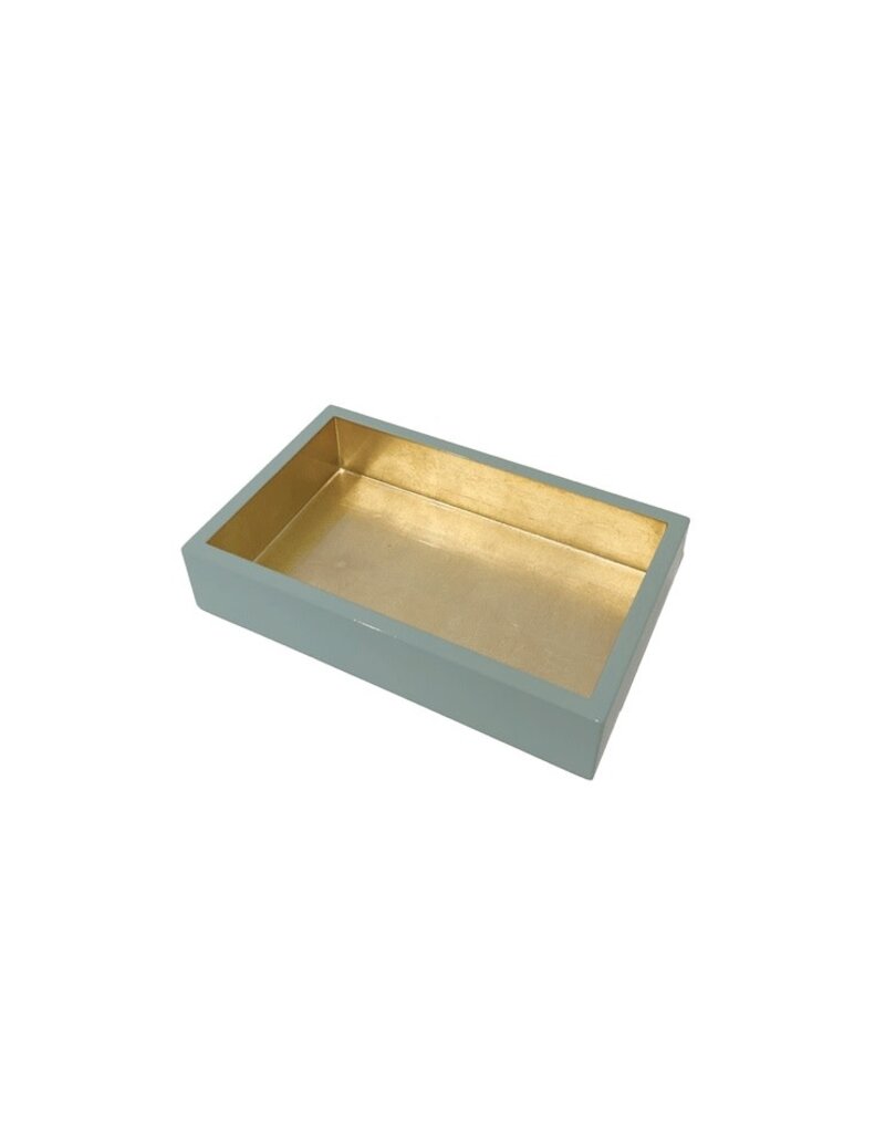 Caspari Guest Towel Holder - Celadon